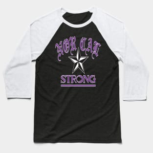 NOR CAL STRONG DESIGN #1-PURPLE/WHITE BORDER Baseball T-Shirt